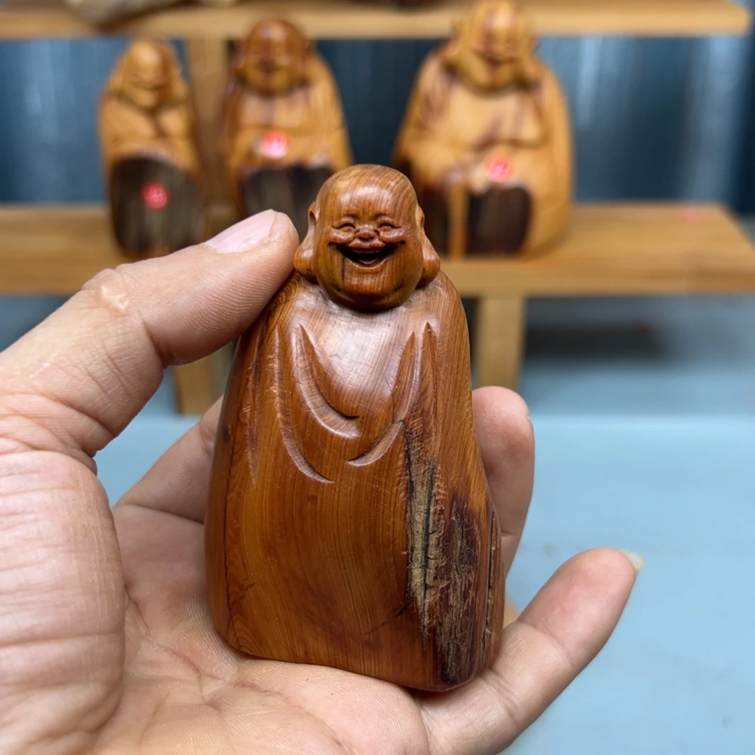 天***）木崖柏木摆件手把件