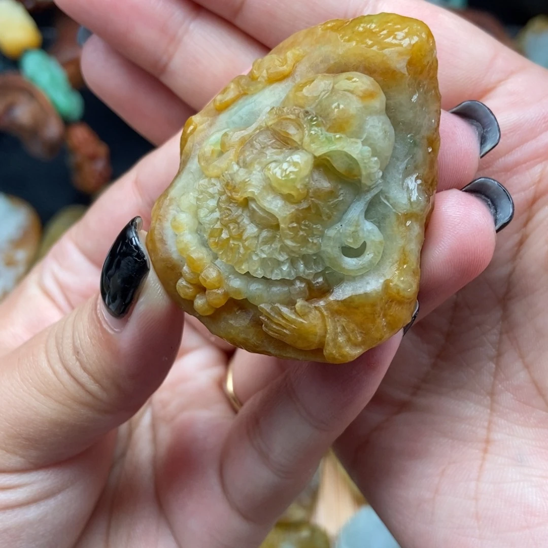 定制翡翠未镶嵌缅甸翡翠Ahuo