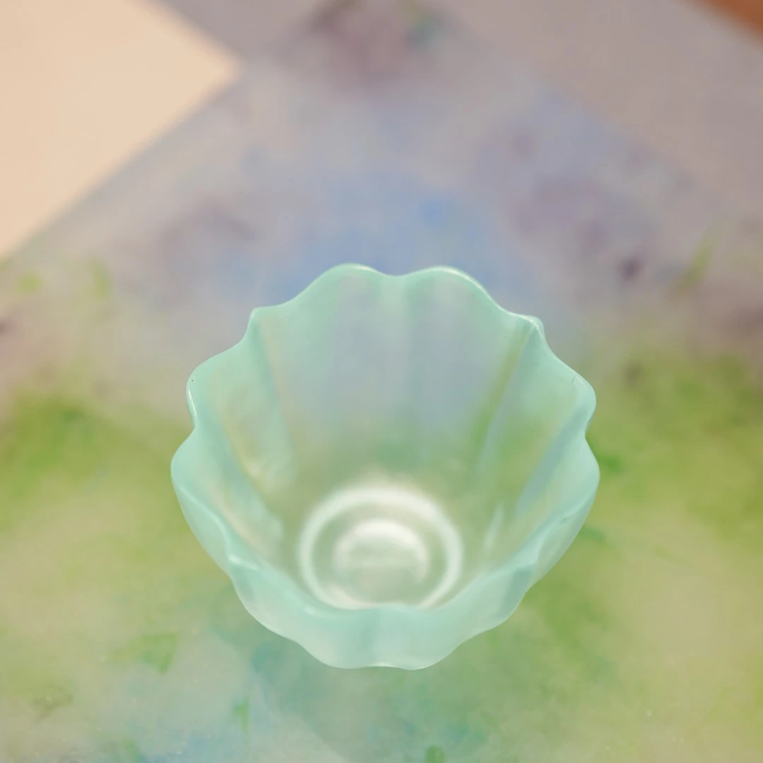 KANPURA/卡普拉花信古法琉璃品茗杯80ML