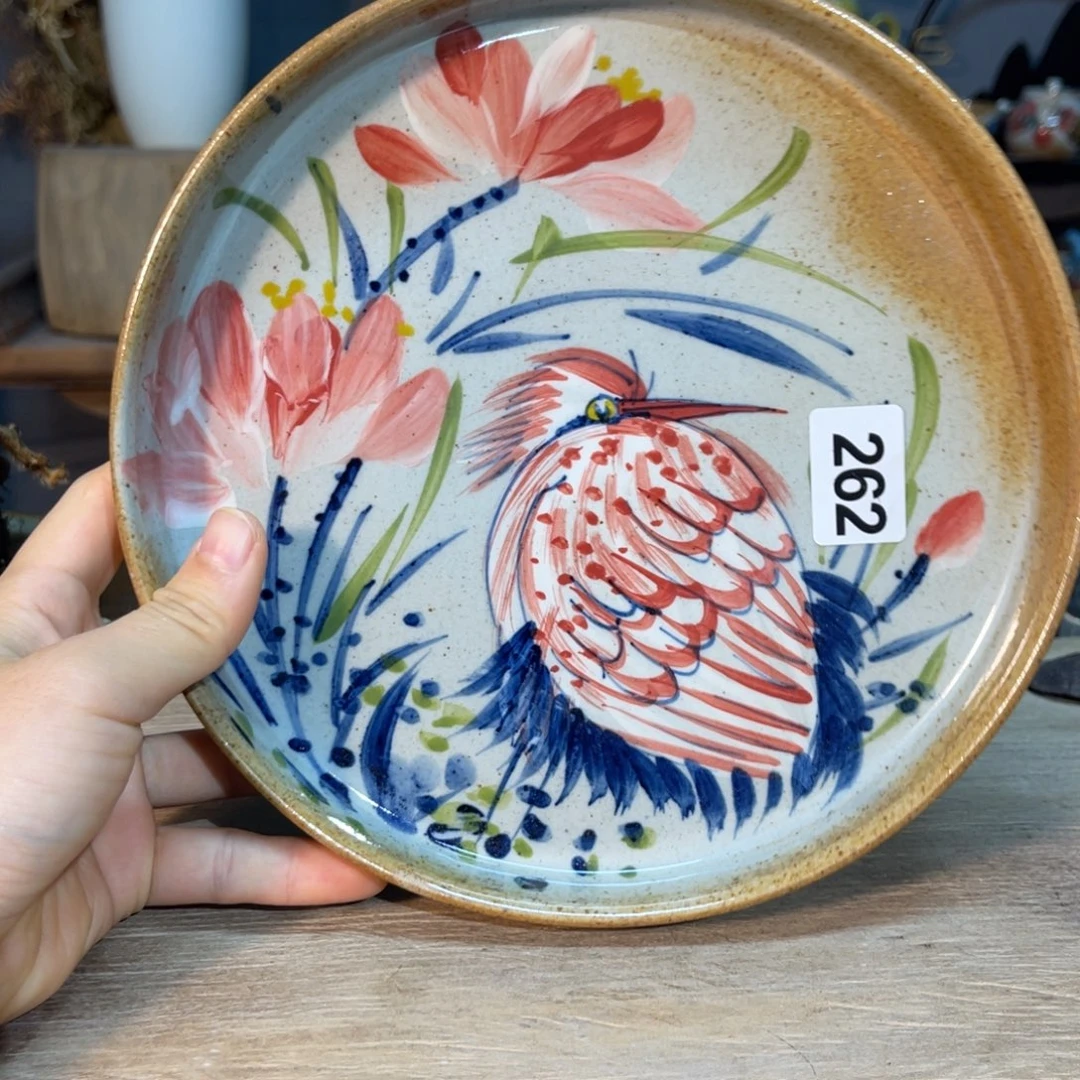 壶素浅陶瓷手工手绘