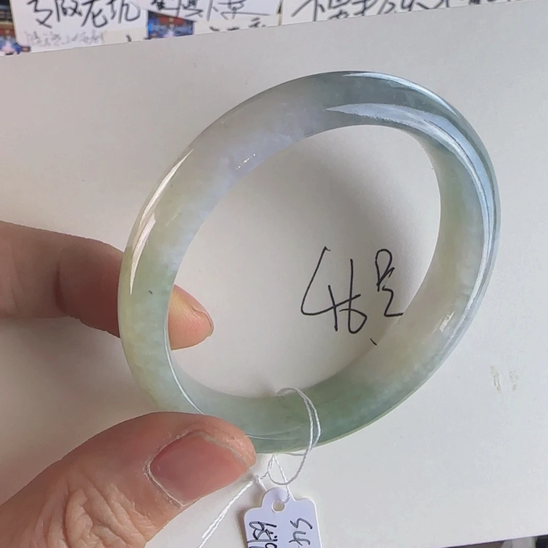 翡翠手镯未镶嵌老坑51贵妃