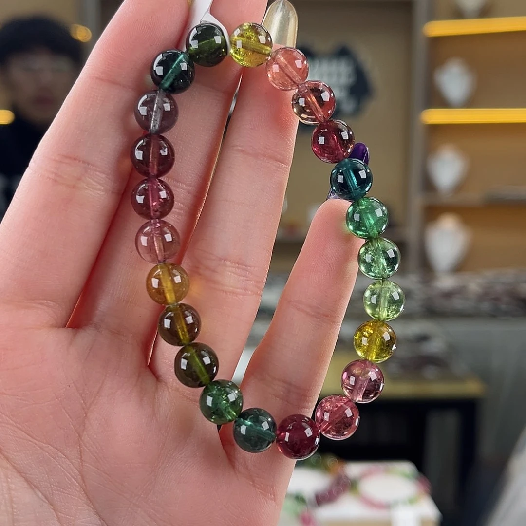 碧玺碧玺8mm（多样性发一件未镶嵌