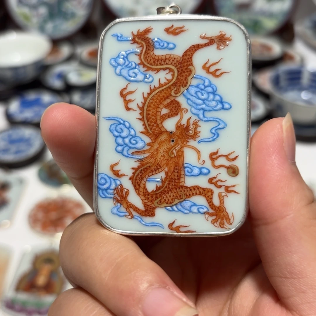 愈***勇瓷片精品挂件一个