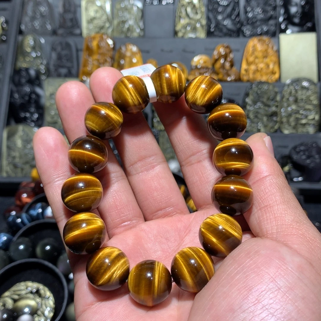木变石（虎睛石）手链未镶嵌大*帽
