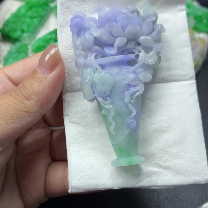 周****定制翡翠未镶嵌毛货待编款式不退不换