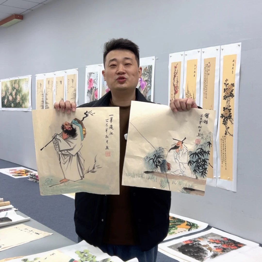 国画国画作品宣纸纯手绘