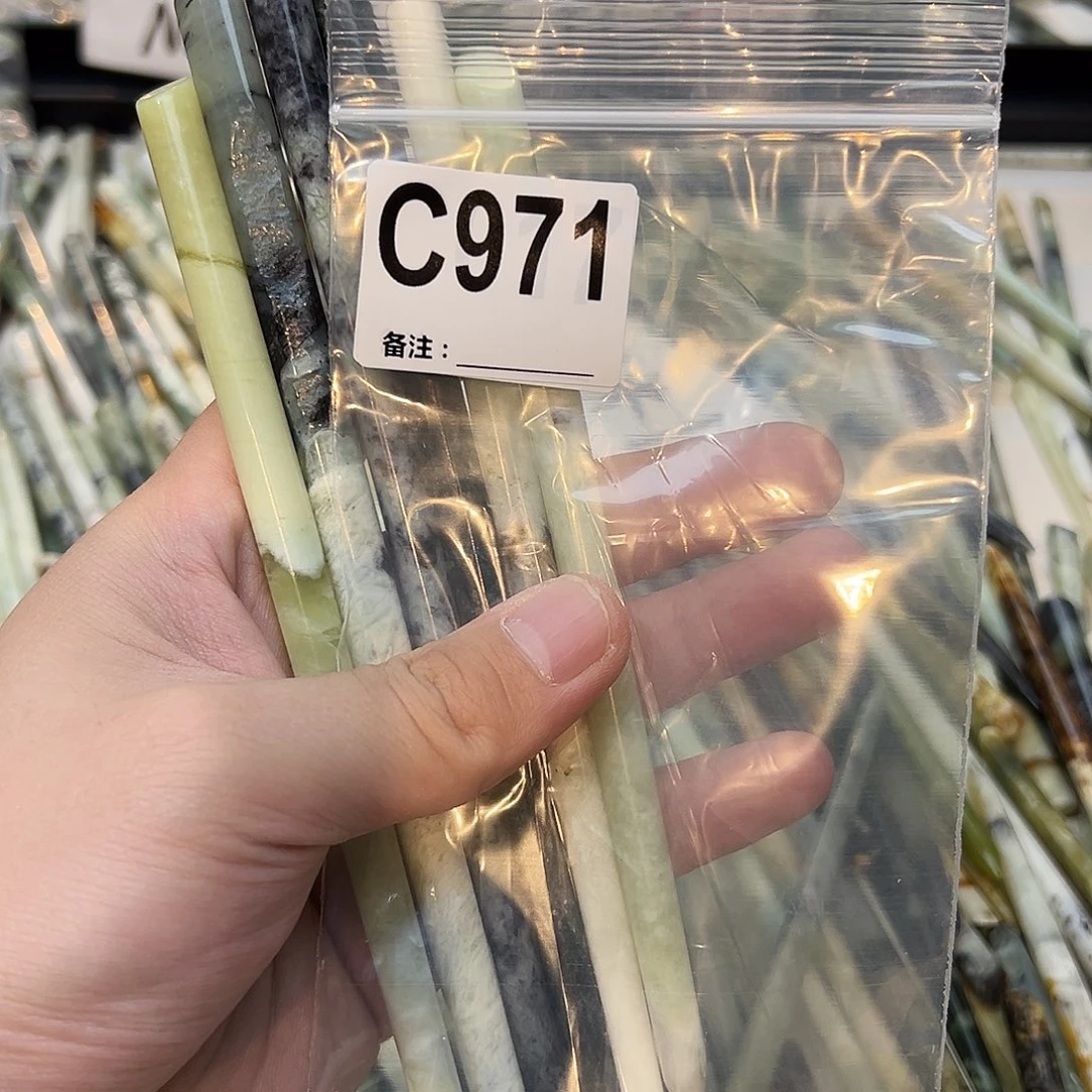A***y未镶嵌蛇纹石玉发饰