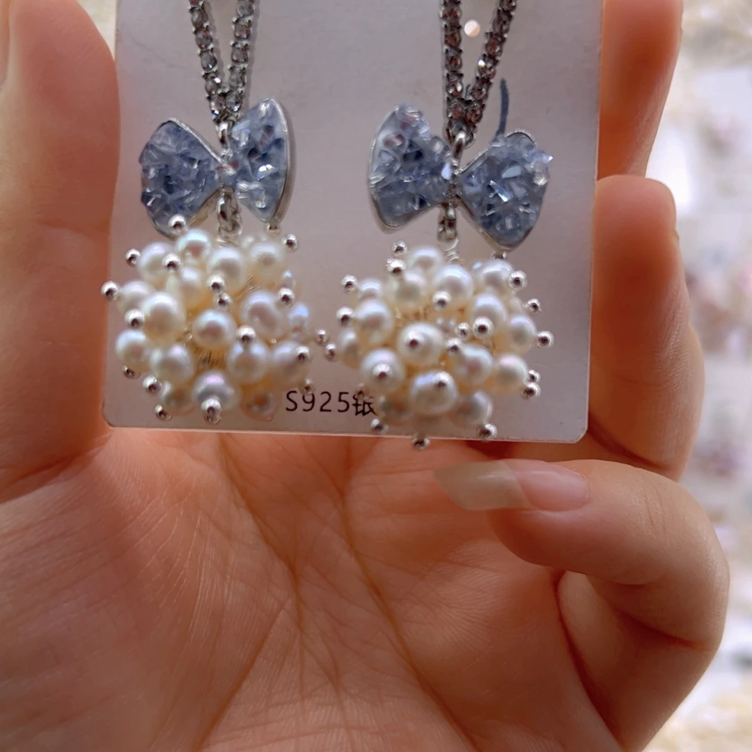 未镶嵌耳饰淡水珍珠