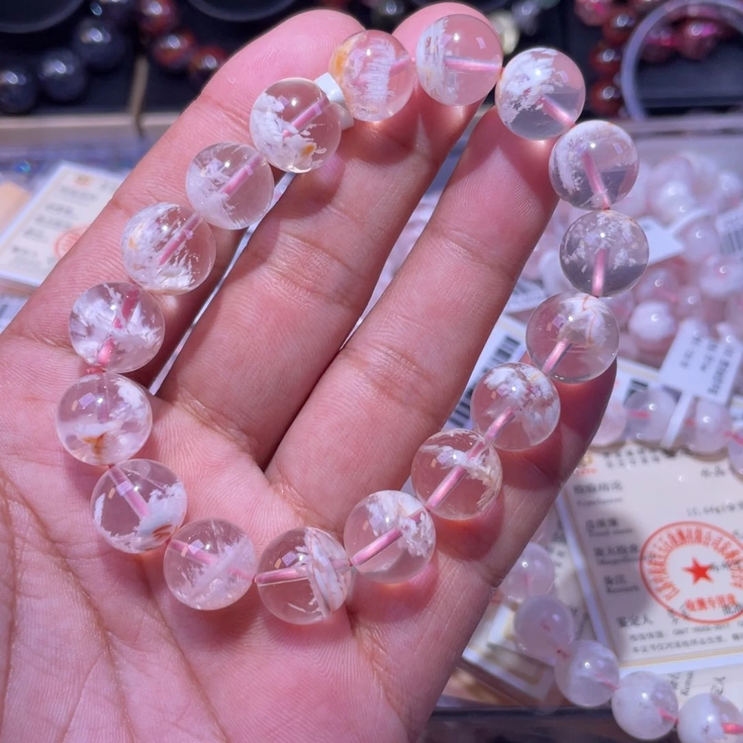 水晶手链未镶嵌雪花幽灵12