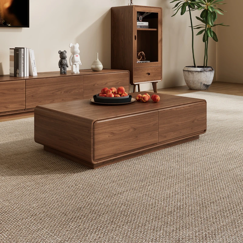 北美黑胡桃木茶几全实木