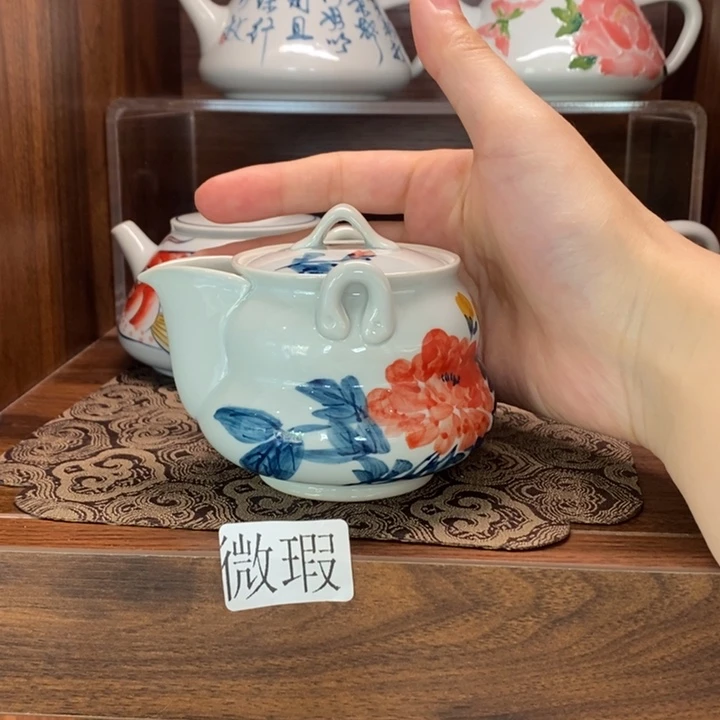 釉下老陶泥手工绘制