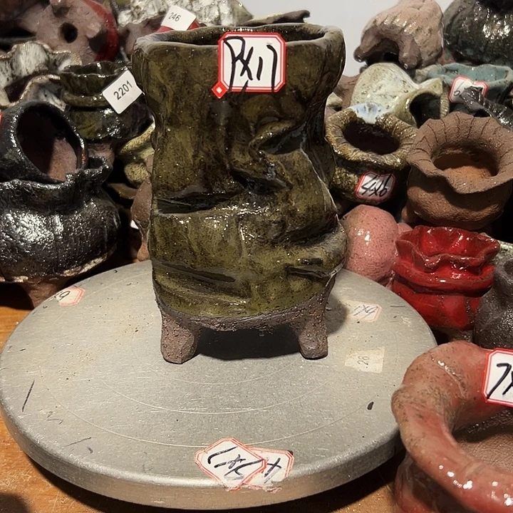 粗陶花盆制作就这样的