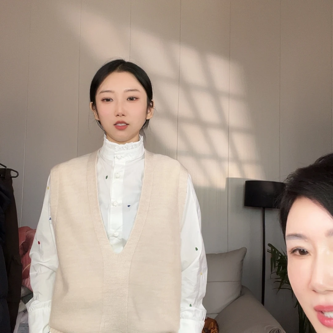 马甲羊毛均码去拍去拍