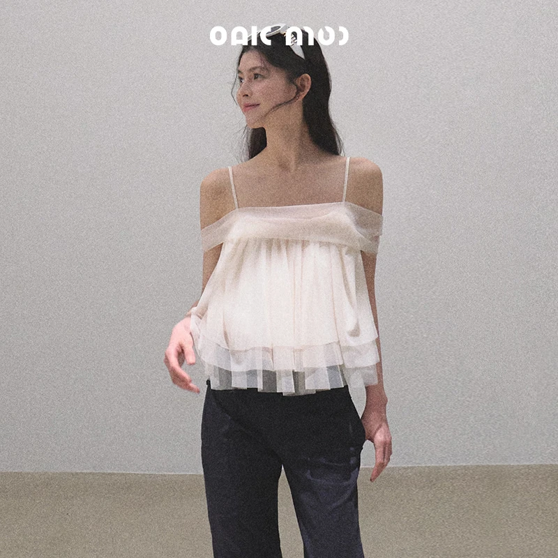 OAKMOO/ "月光的刻度"【3.20 20:00】水柔轻弹涤网设计感吊带背心