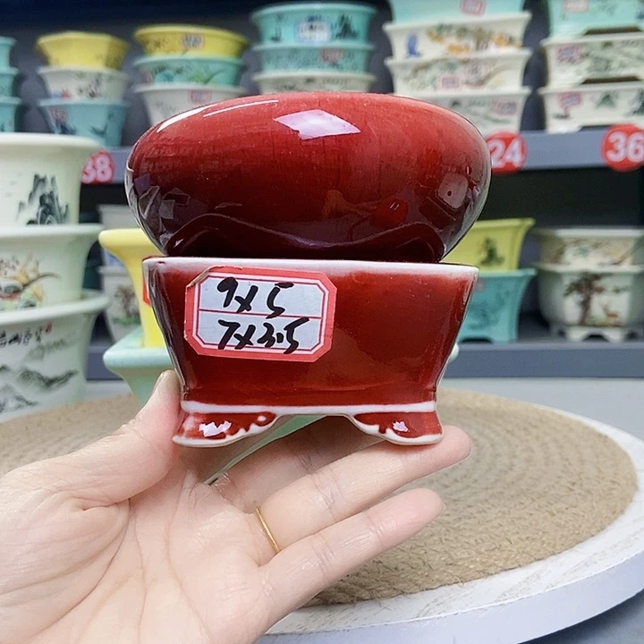 紫砂花瓶紫砂花盆