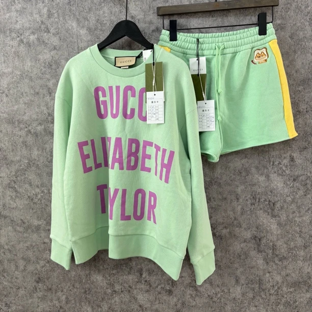 未使用 GUCCI/古驰 古驰绿色卫衣套装