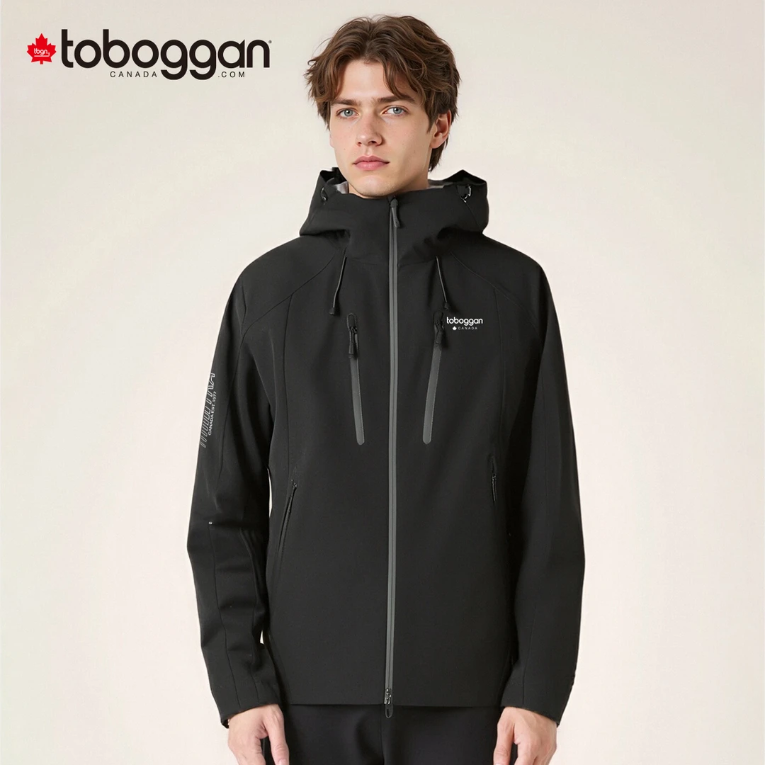 toboggan加拿大枫叶冲锋衣秋季美式硬壳户外防水防风男女情侣外套