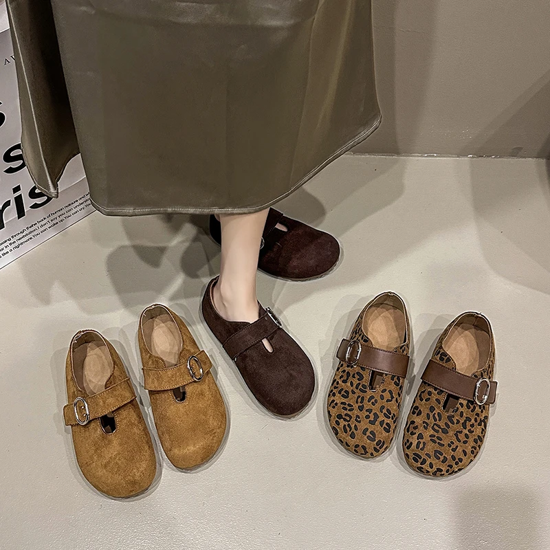 玛丽珍女鞋2025秋季新款高级感扣带软底单鞋轻便不累脚休闲豆豆鞋