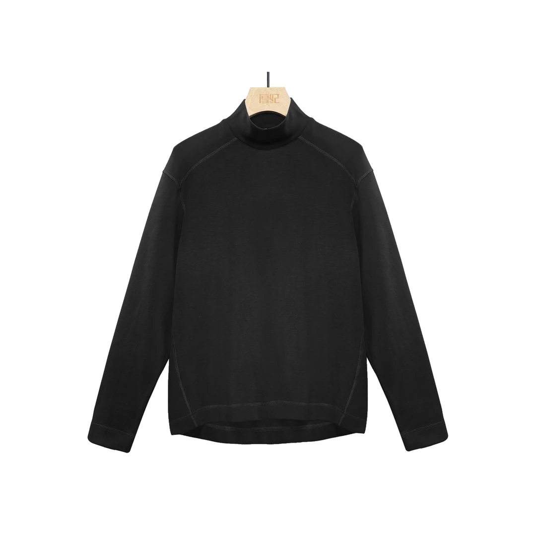 【旧链接】苔原 冬季绒感软糯双面加厚保暖简约高领T恤7030