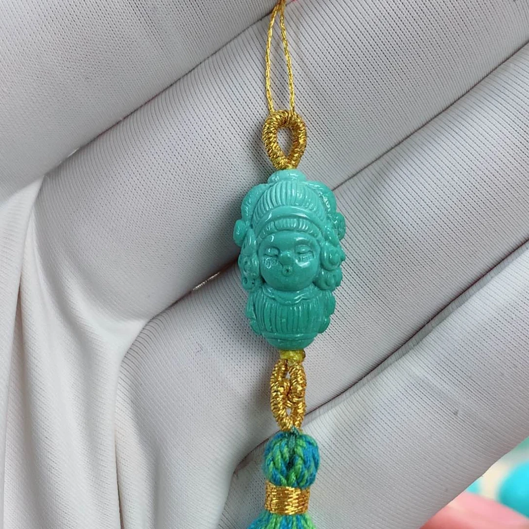 绿松石挂件未镶嵌