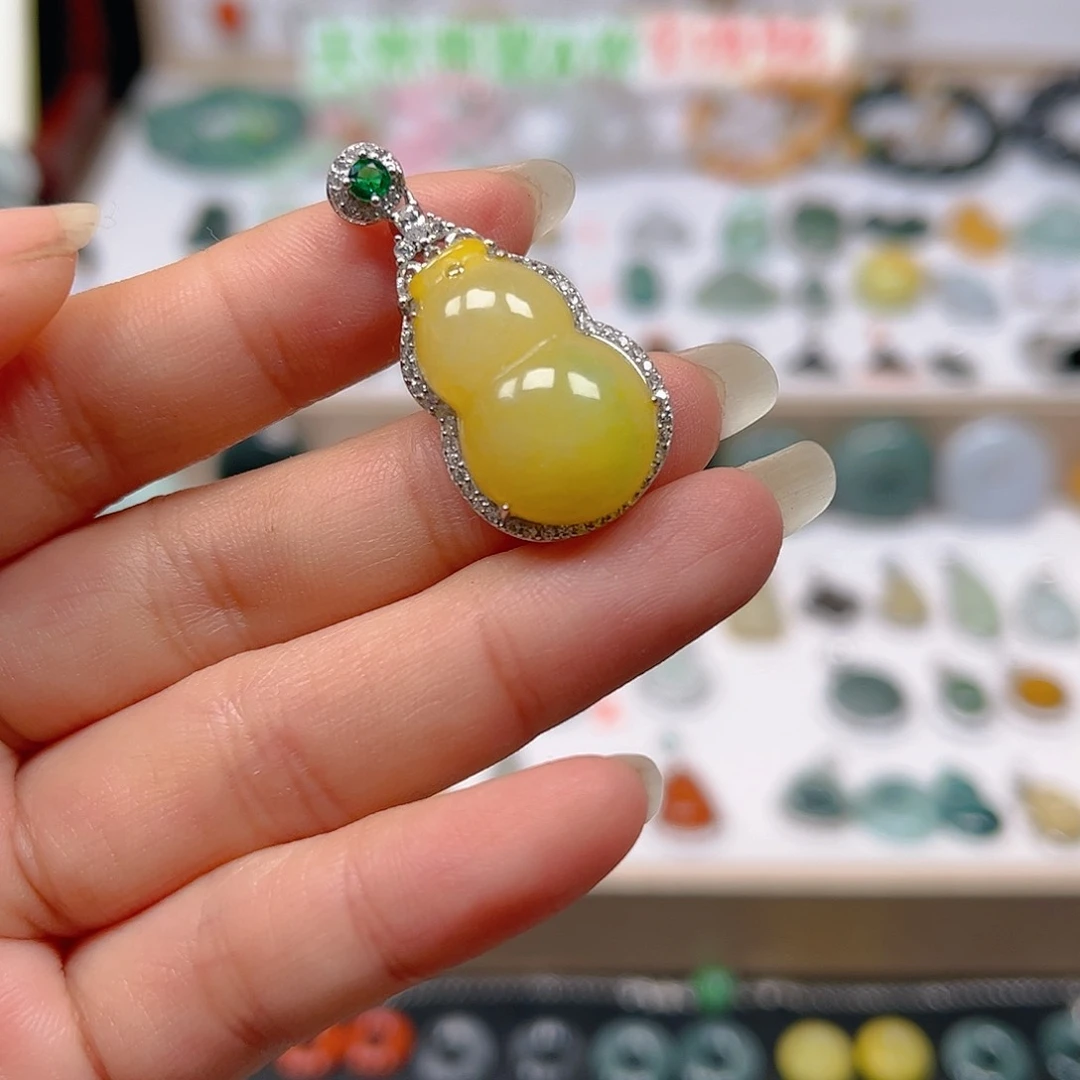 【闪购商品】翡翠颈饰银S925镶嵌用****9吊坠