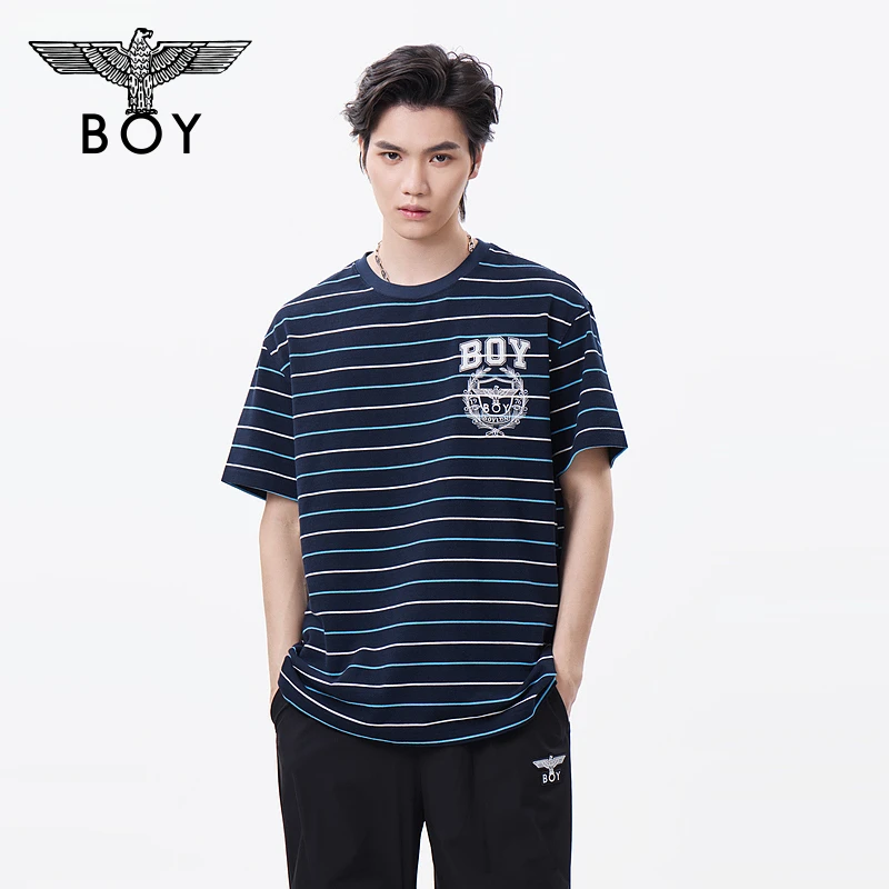 BOY LONDON中性款时尚潮流百搭通勤针织短袖T恤N01069