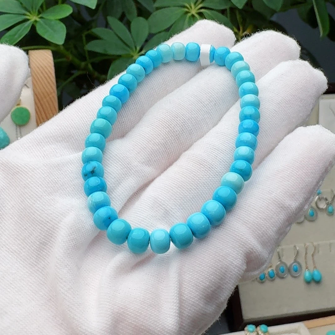 绿松石未镶嵌手链手串