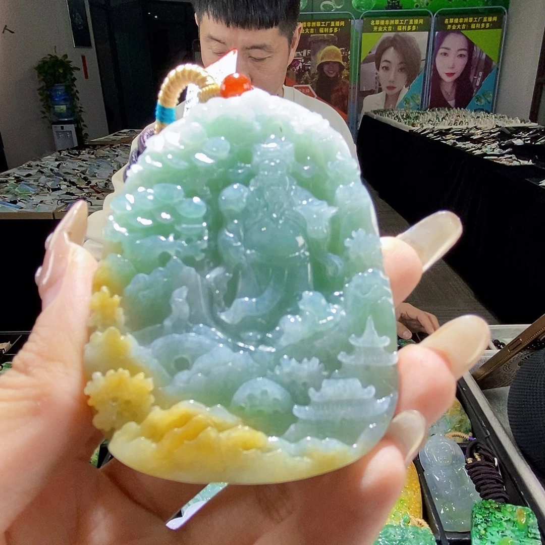 颈饰未镶嵌翡翠翡翠