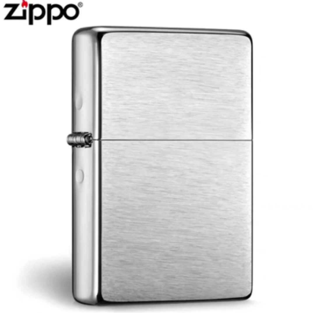 Zippo打火机 37机型镀铬拉丝1937不切角 美版原版230.25MBJ1