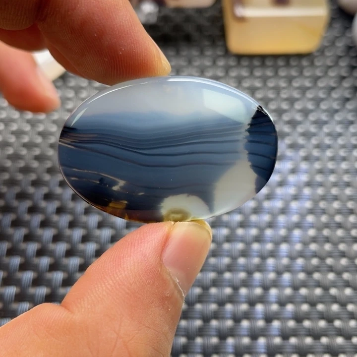 玛瑙/玉髓颈饰未镶嵌清***雨