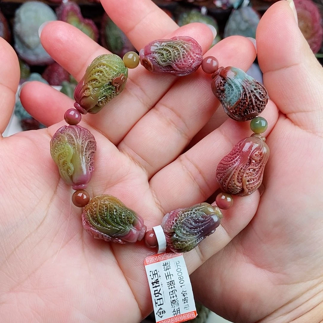 未镶嵌石英质玉（盐源）珠宝半成品河****家