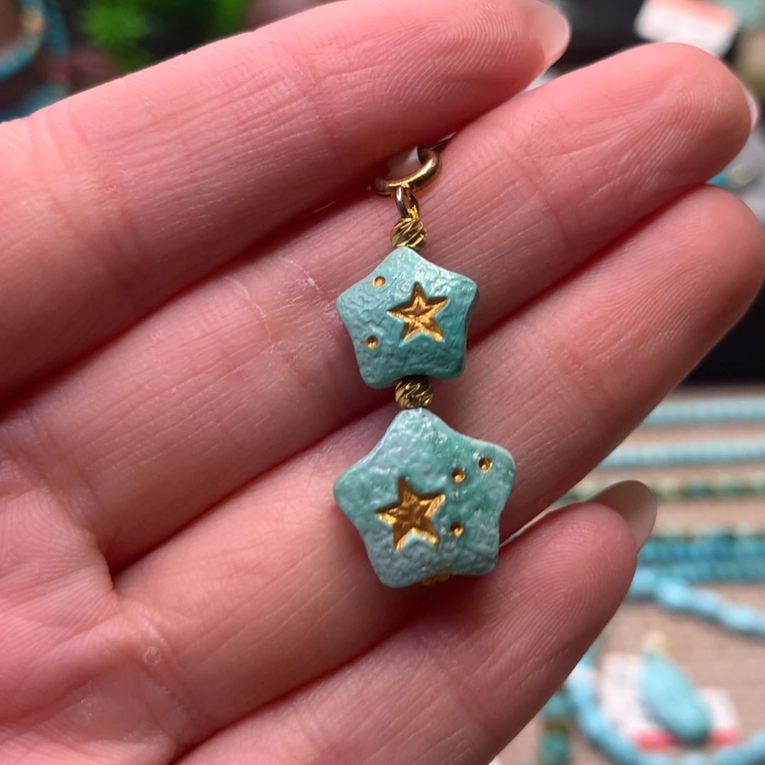 绿松石未镶嵌配饰