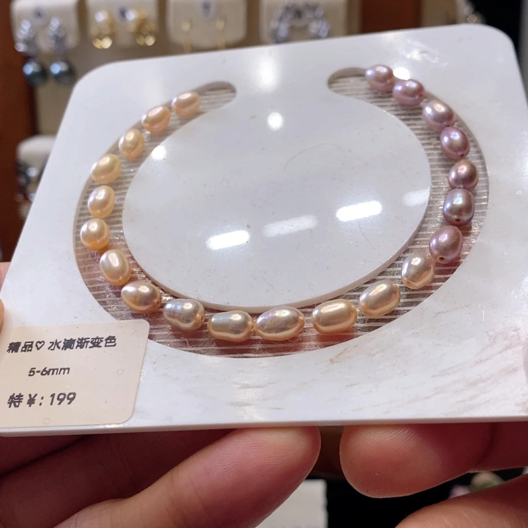 淡水珍珠手链银S925镶嵌