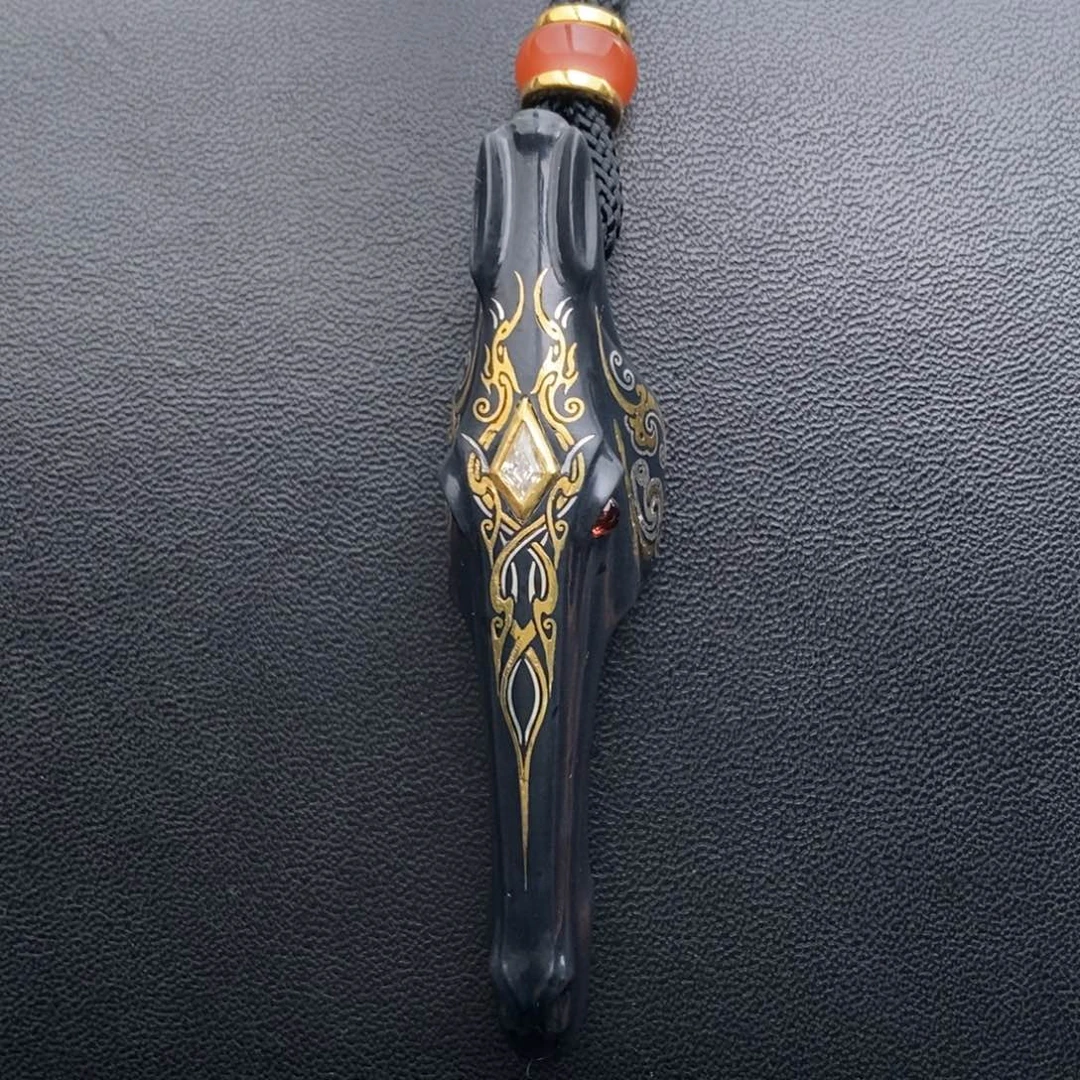 颈饰银S925镶嵌和田玉