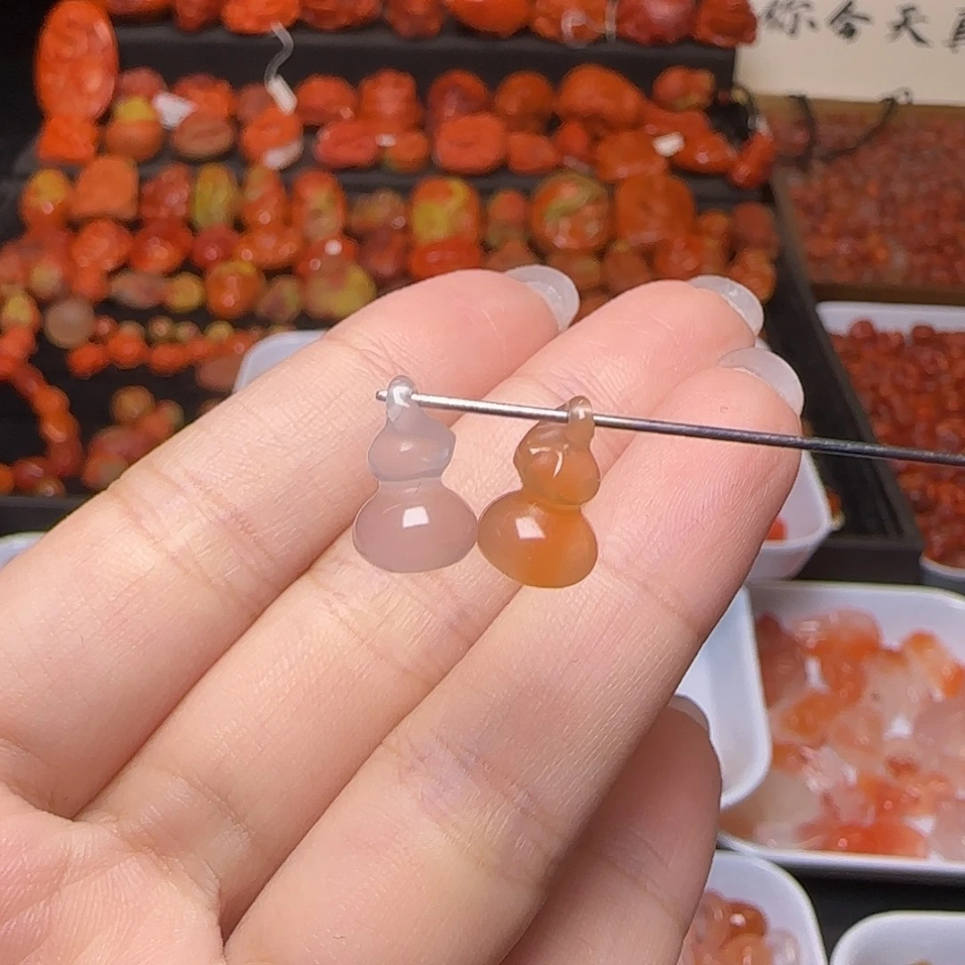 南红玛瑙未镶嵌吊坠(不含链)
