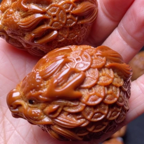 【闪购商品】手串/手链橄榄核M**342左右金币龙龟手球