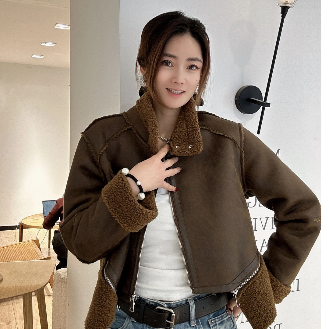 【大小姐家】皮毛一体毛毛外套189502