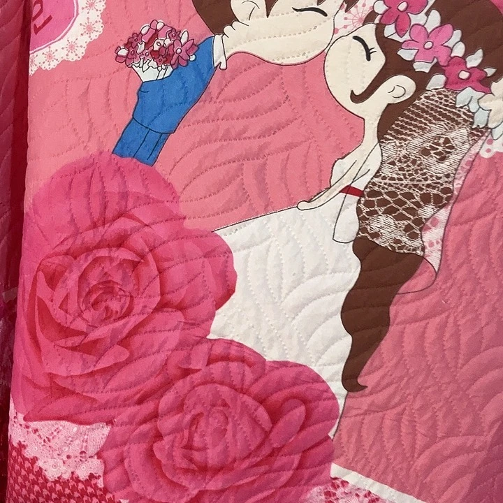 莫代尔纤维粉色双人