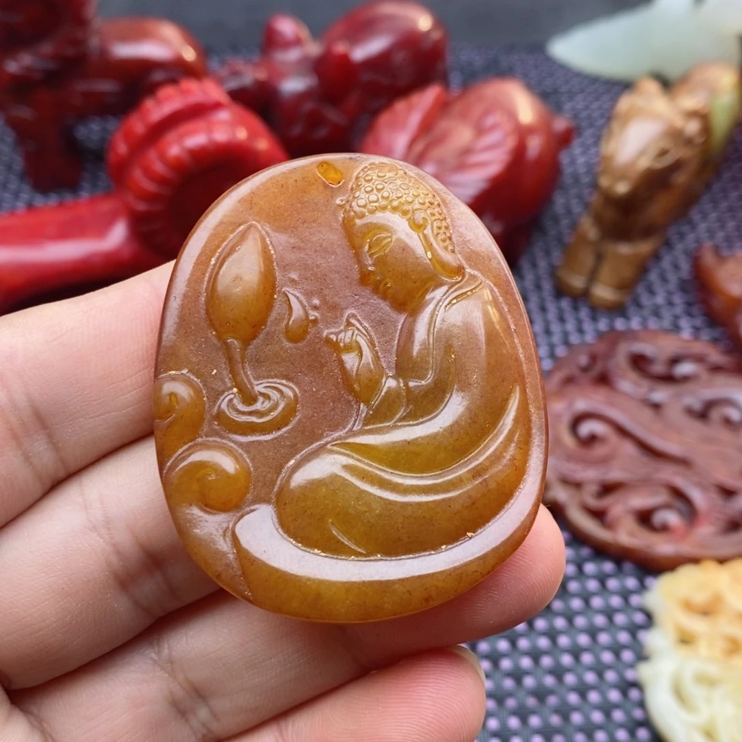 蛇纹石玉颈饰未镶嵌