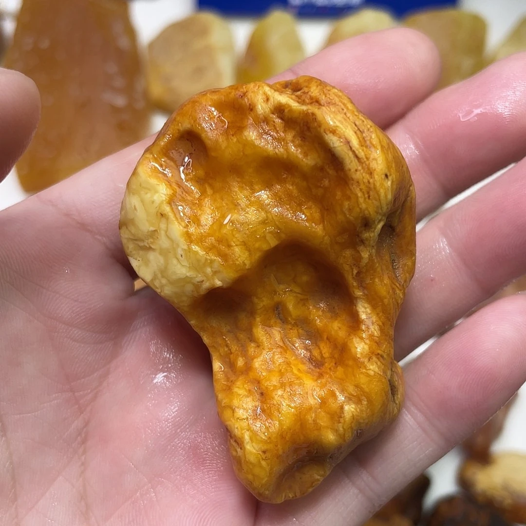 定制琥珀未镶嵌J****Q原矿蜜蜡