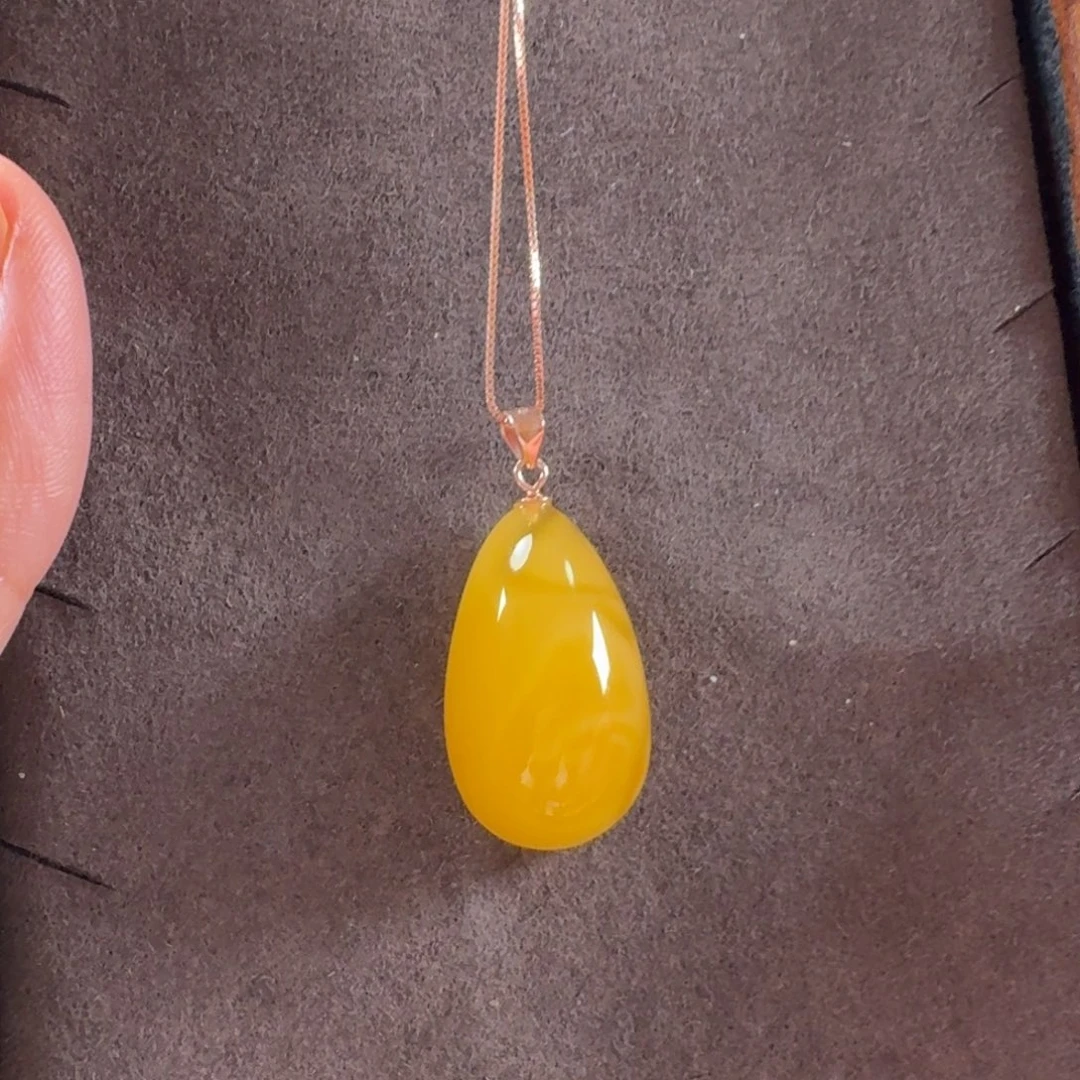 蜜蜡未镶嵌毛衣链