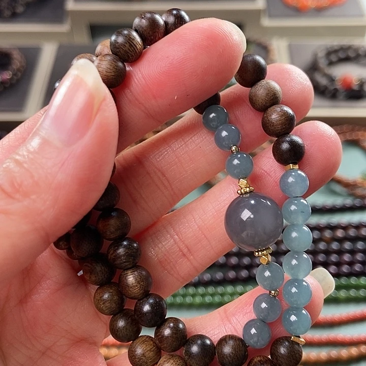 沉香手串0.6红土沉香手串