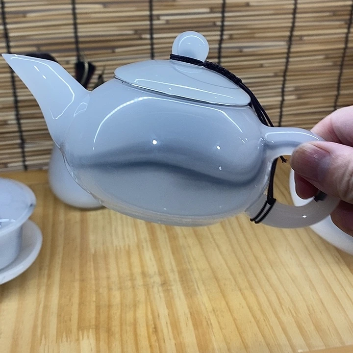 手工艺品琉璃水墨茶壶