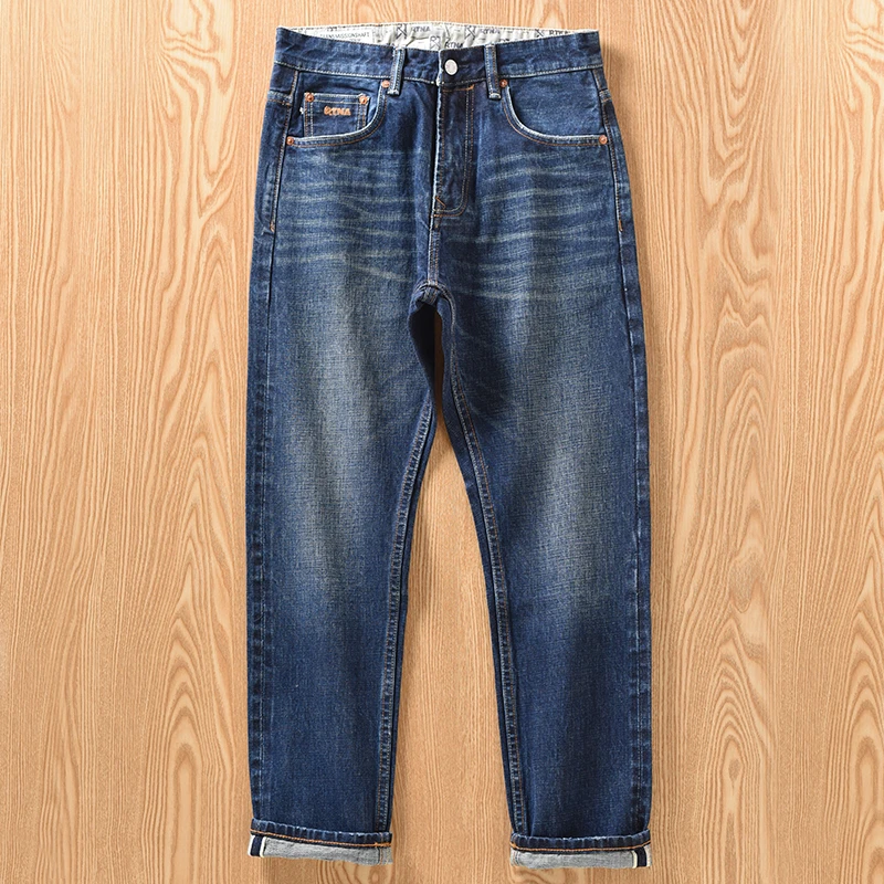 赤耳单宁牛仔裤男RK02款直筒裤升级款100棉水洗高端面料