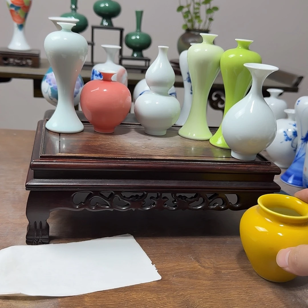 北***二陶瓷手工非常迷你小花器