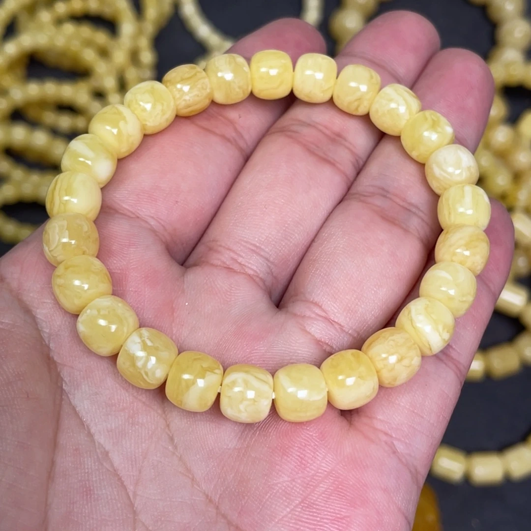 蜜蜡未镶嵌裸石蜜蜡手串8.8mm