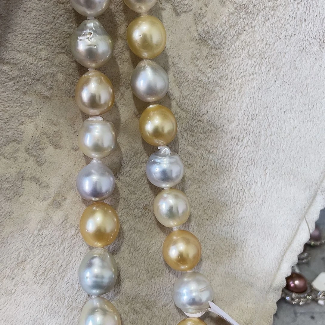 未镶嵌项链海水珍珠