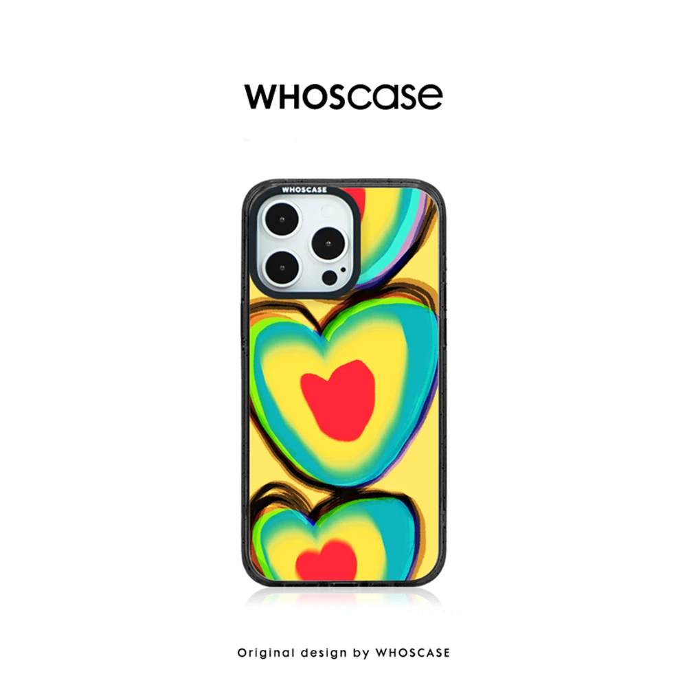 WHOSCASE潮流日防摔定制磁吸手机壳适用iphone14/15/16/Pro/Max