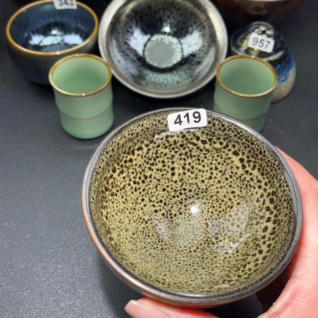 茶盏419 建盏单盏放大漏…………