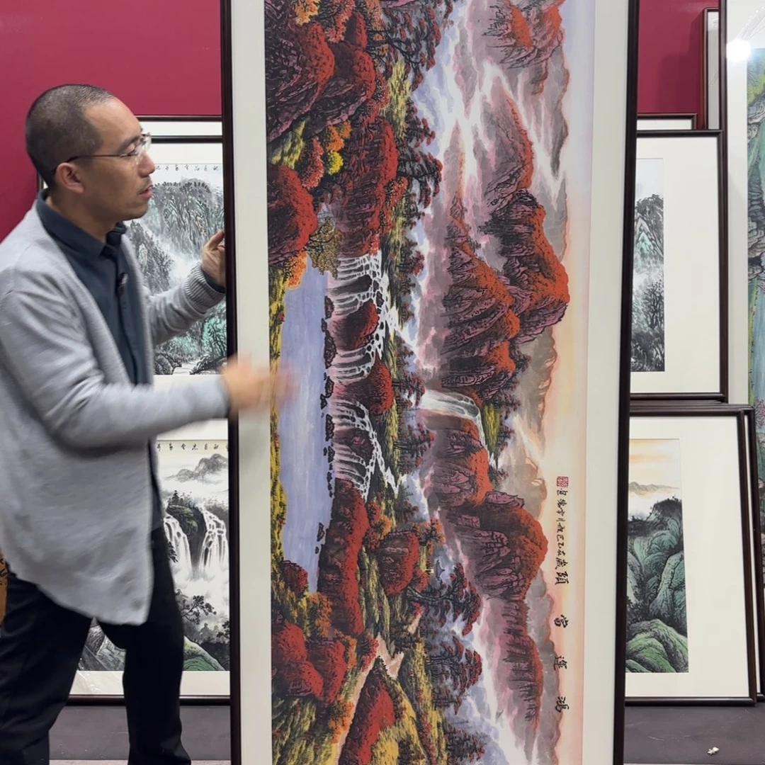 国画手绘作品210/80